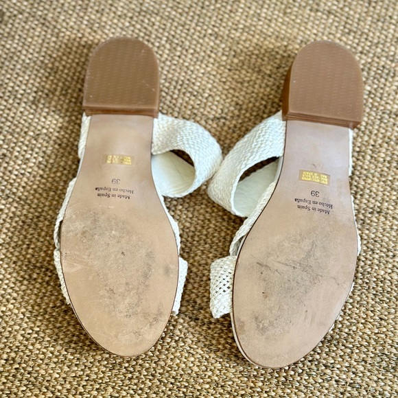 Anthropologie “Gwen Raffia Mules” Sandals - Picture 5 of 6